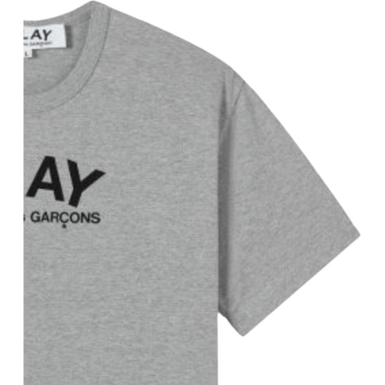 Футболка CDG Play Серый Унисекс T-рубашки - изображение 4