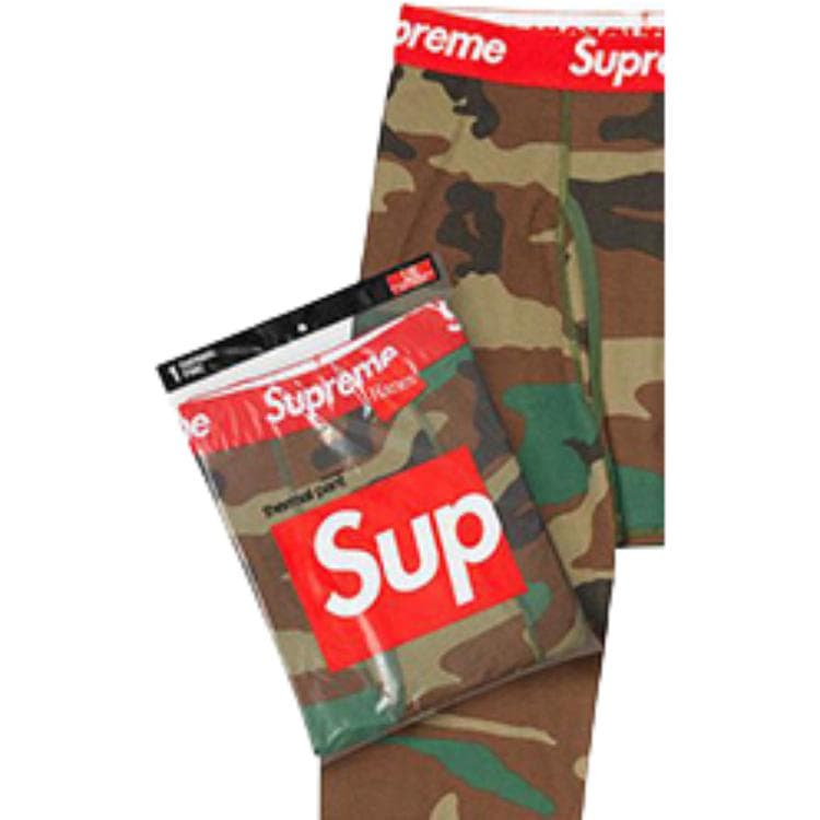 Трусы Supreme FW19 Week x Hanes Thermal Pant - изображение 2