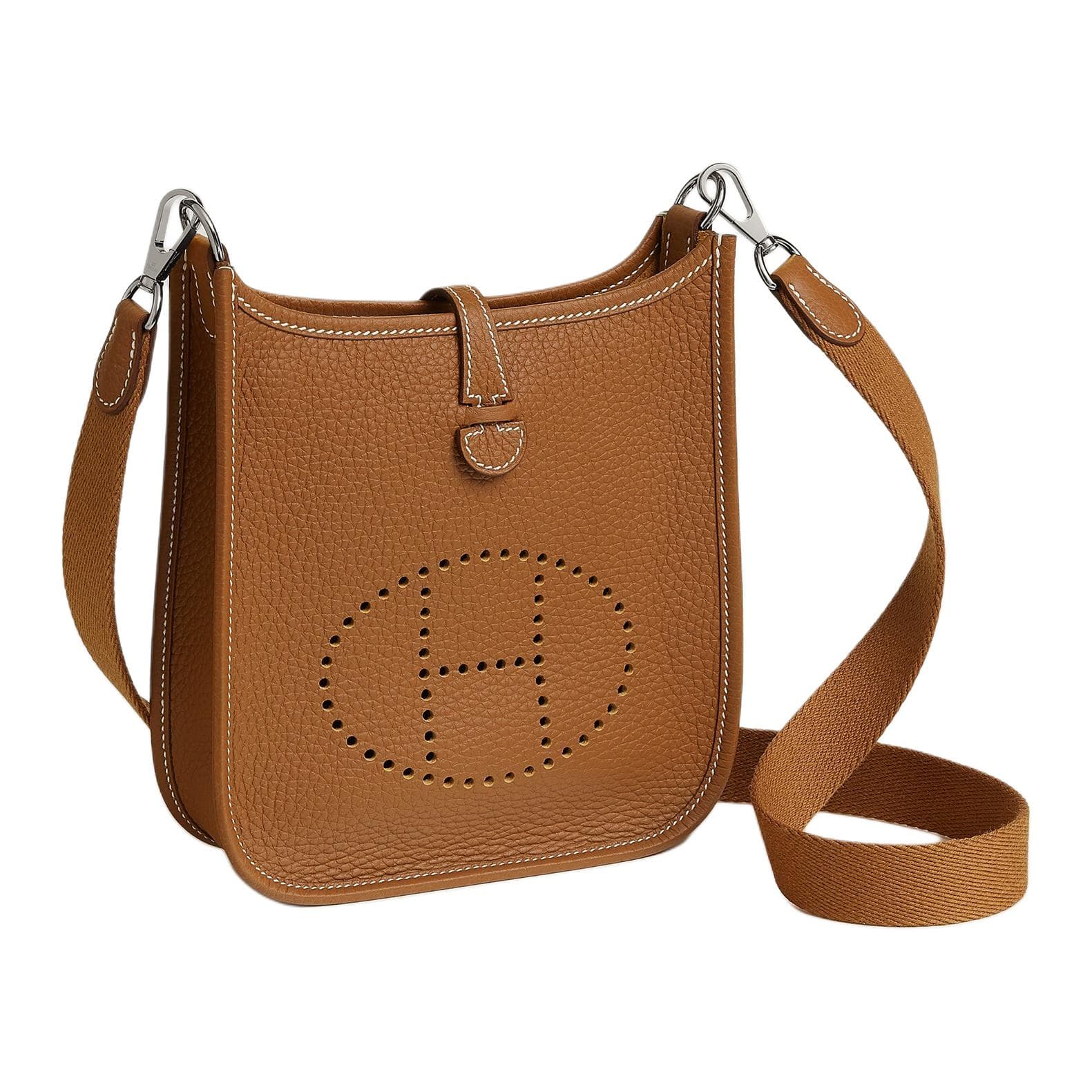 Сумка через плечо Hermes Evelyne 16 Brown - изображение 2