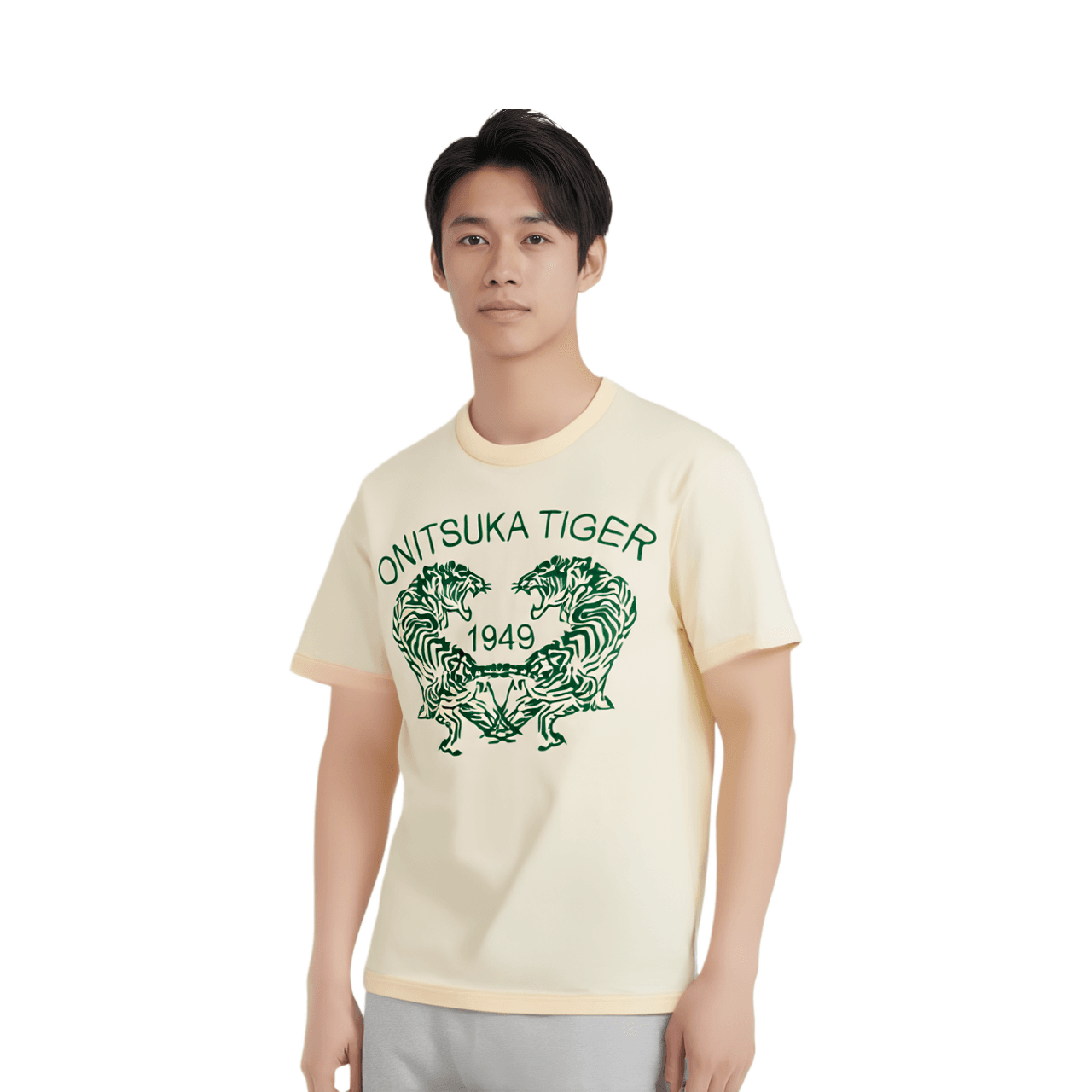 Футболка Onitsuka Tiger T-Shirt Унисекс Экрю - изображение 6