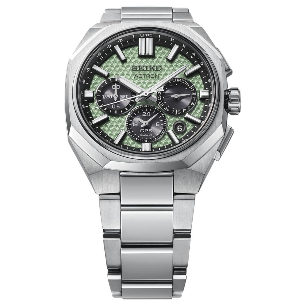 Часы SEIKO Солнечный кварцевый механизм Мужские часы серии Astron 50 мм*43,4 мм*12,4 мм Зеленый - изображение 3