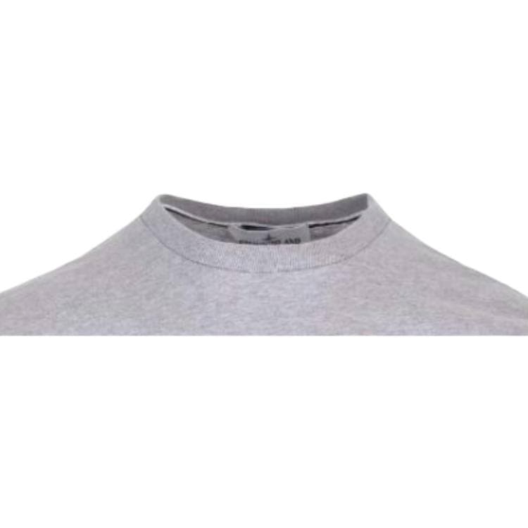Футболка STONE ISLAND Белая Мужская Футболка - изображение 4