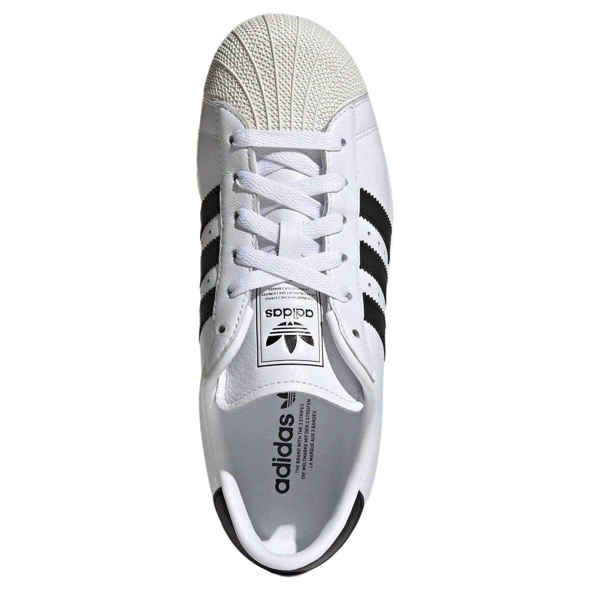 Кроссовки Adidas Originals Superstar Кеды для скейтбординга Low Топ Белый черный Женские - изображение 5