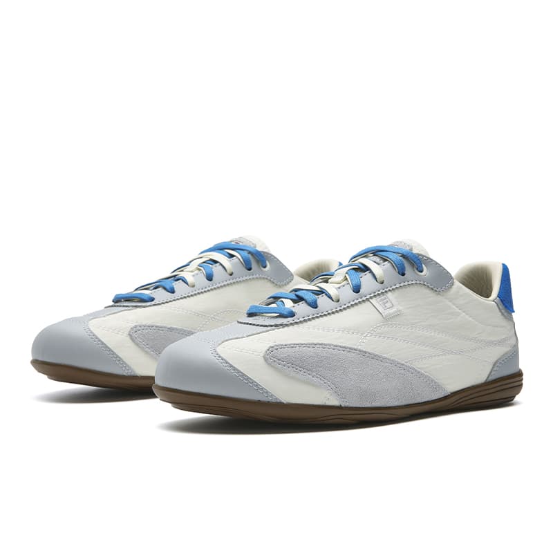 Кроссовки FILA RITMO SLEEK Кеды немецкой армии (GAT) Низкий Топ Белый Серый Женский - изображение 3