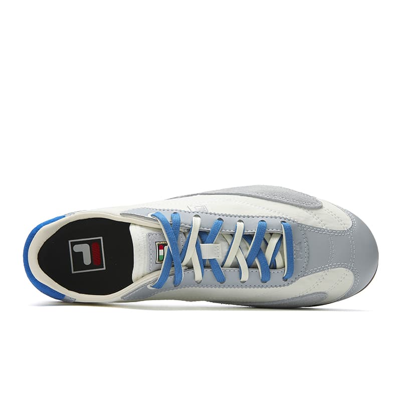 Кроссовки FILA RITMO SLEEK Кеды немецкой армии (GAT) Низкий Топ Белый Серый Женский - изображение 4