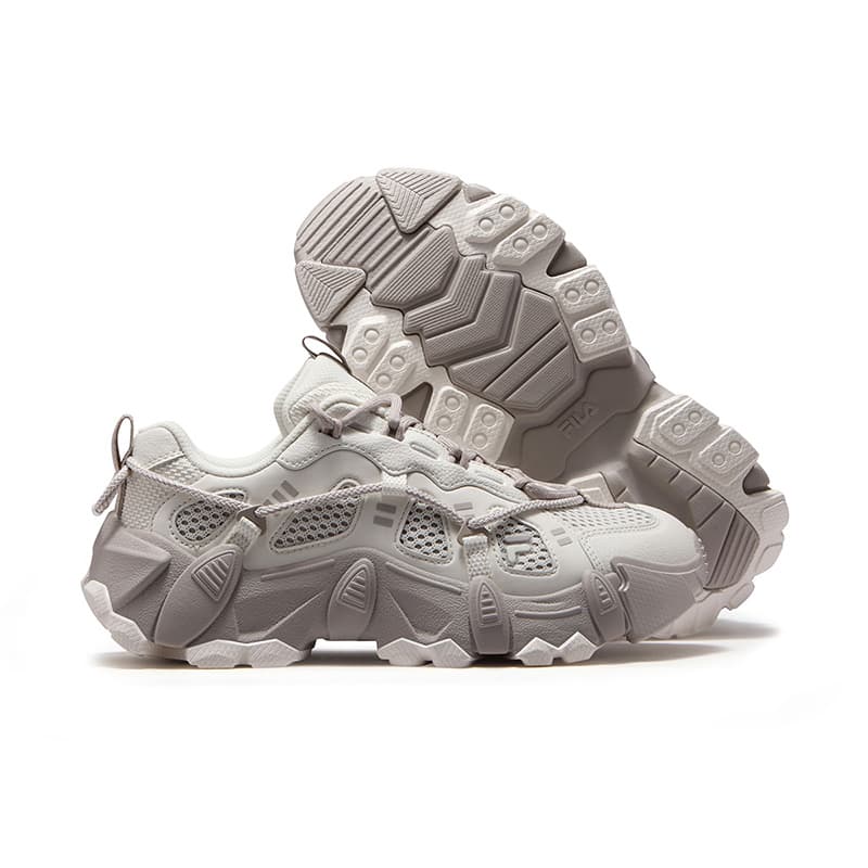 Кроссовки FILA FUSION exocet ii Текстиль Синтетическая кожа Низкий верх Массивные кроссовки Женские Cloud Sea Белый - изображение 5