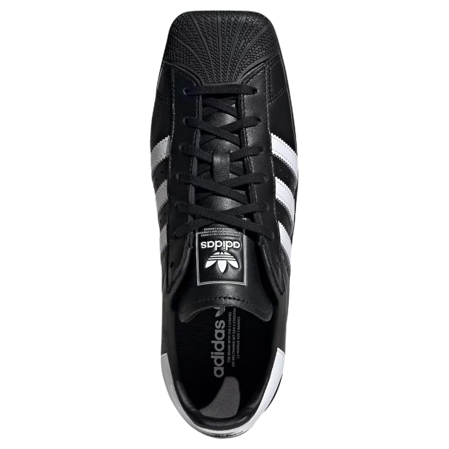 Кроссовки Adidas Originals Superstar Кеды для скейтбординга Low Топ Черный Белый Женские - изображение 4