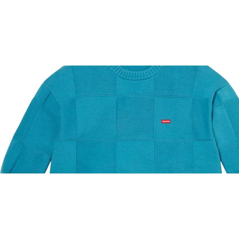 Кофта Supreme SS21 Week 6 Tonal Checkerboard Small Box Sweater - изображение 7