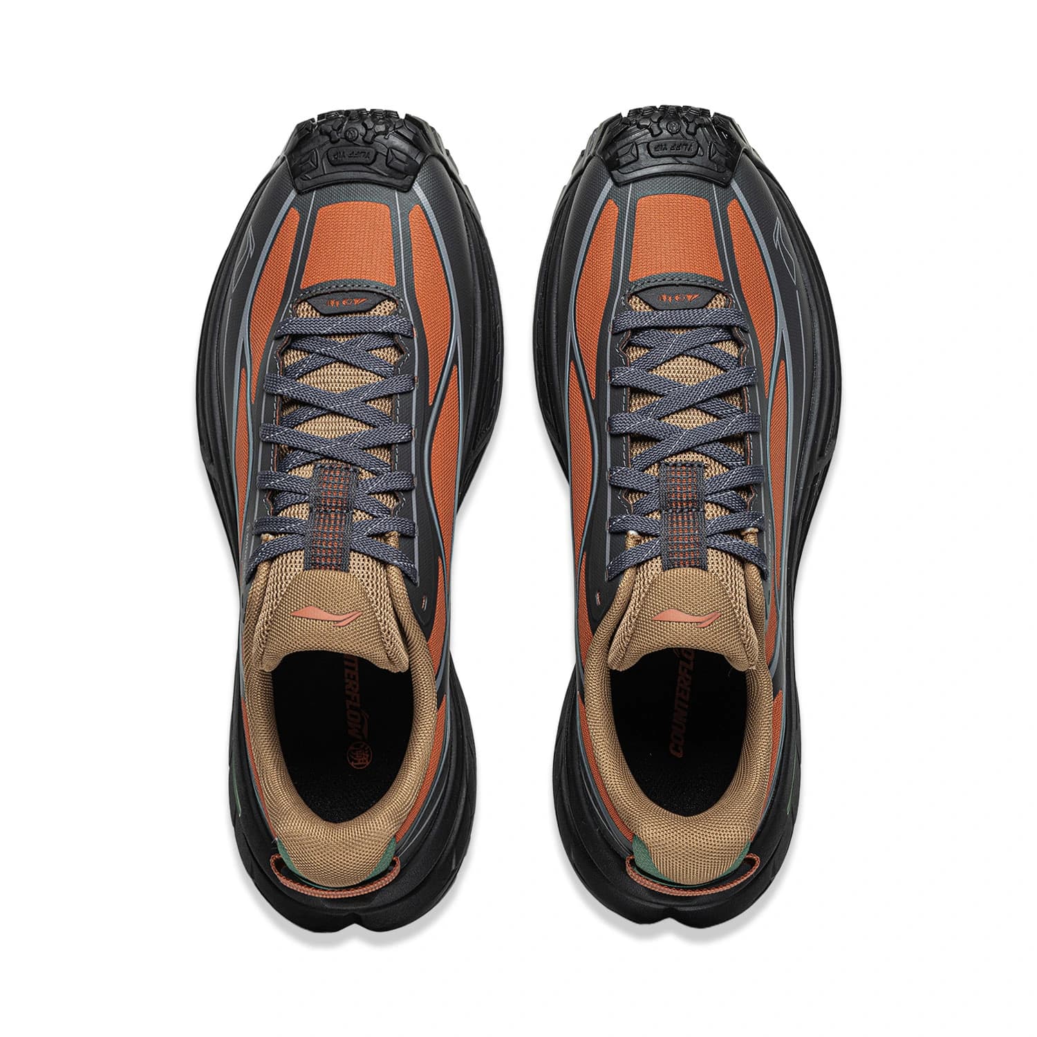 Кроссовки Li NING Outdoor CF Tracing Xingchuan 2SE Альпинистские и треккинговые ботинки Низкий топ Винил (Vinyl) Серый Карамель Мужской - изображение 4