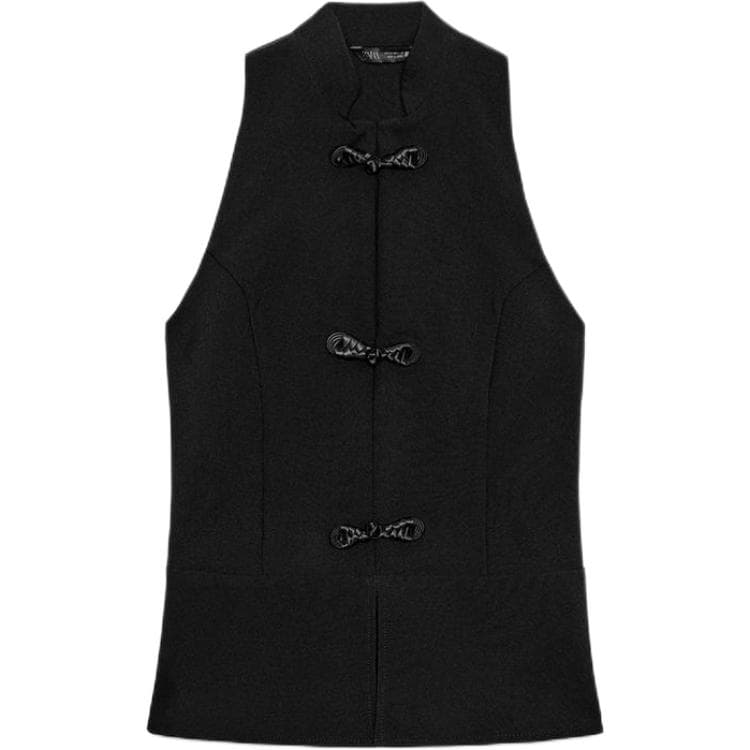 Майка ZARA Черные Женские Майки - изображение 1