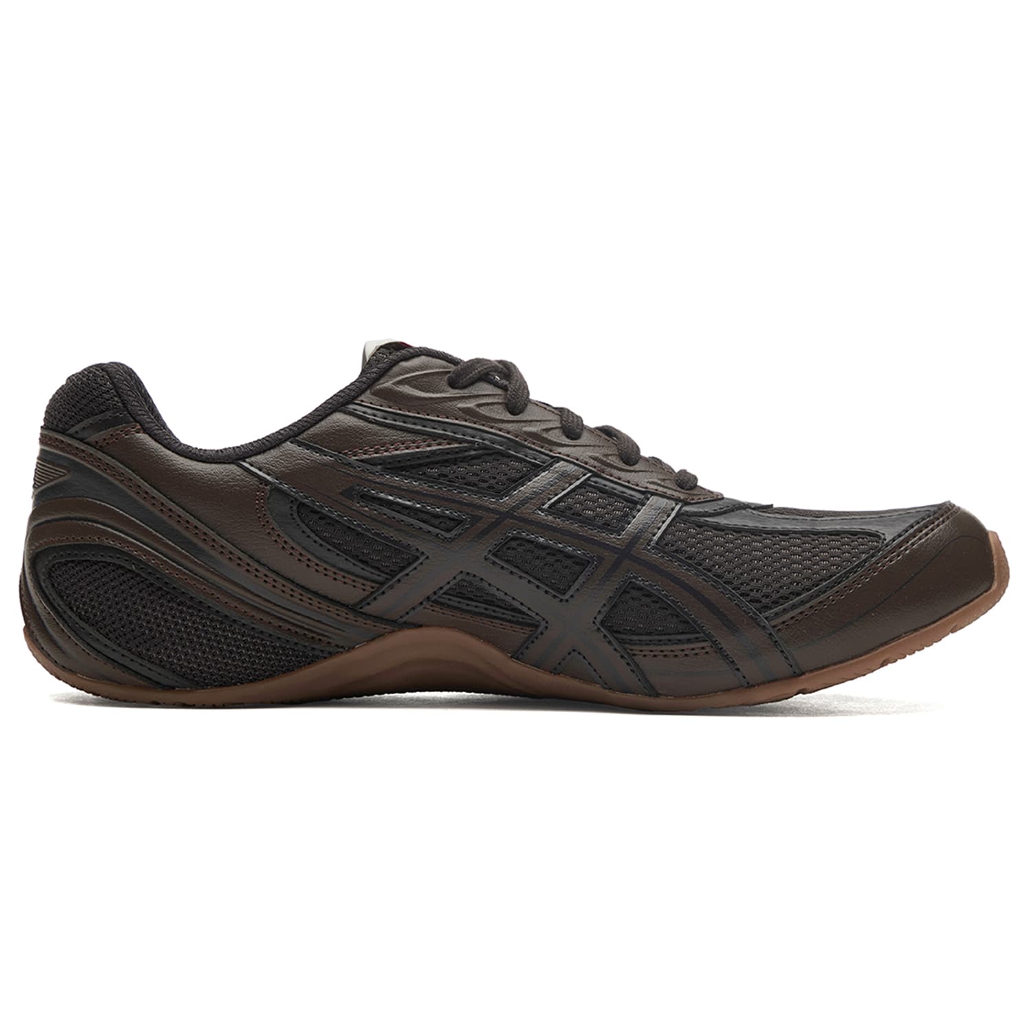 Кроссовки ASICS Гель PHAI Z Повседневная обувь Низкий Топ Черный Кофейный Темный Кофейный Унисекс - изображение 2
