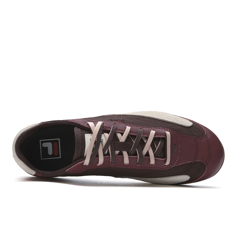 Кроссовки FILA RITMO SLEEK Кеды немецкой армии (GAT) Низкий Топ Бордовый Женский - изображение 4