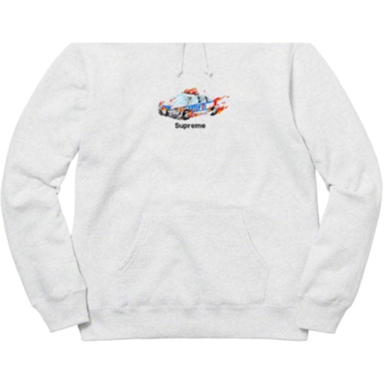 Кофта Supreme Cop Car Hooded Sweatshirt - изображение 3