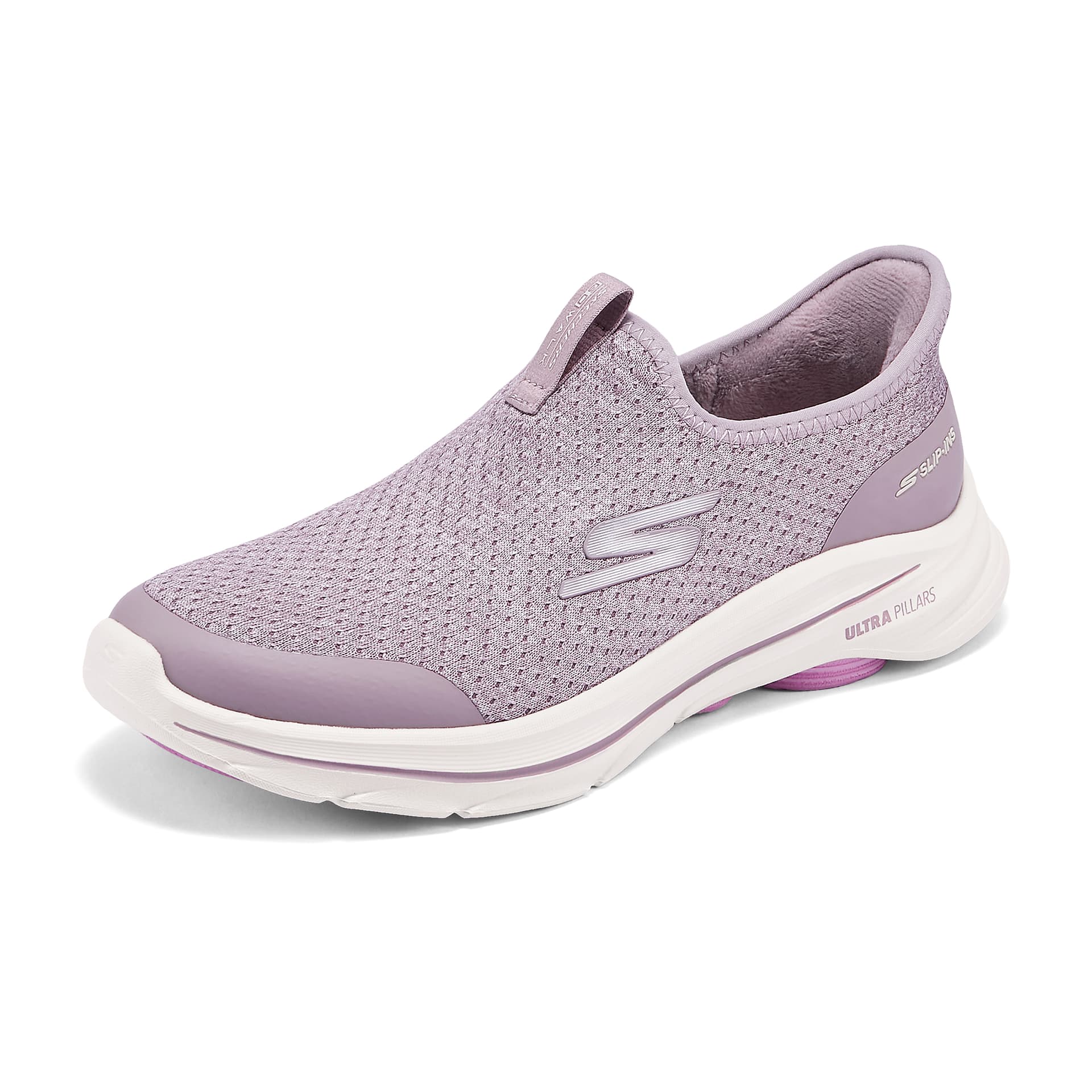 Кроссовки Skechers Go Walk 8 Дышащая Поддерживающая Амортизирующая Обувь для Ходьбы Женская Бледно-Кизиловый Розовый - изображение 6