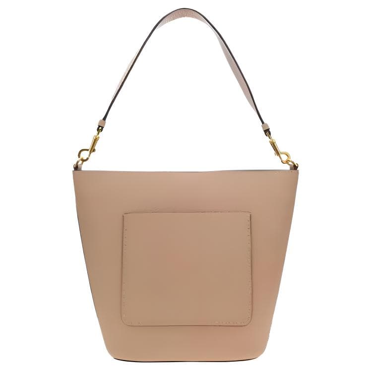 Мини-сумка Tory Burch McGraw Коровья кожа Ведрообразная сумка Сумка через плечо Женская Винтажный желтый - изображение 3