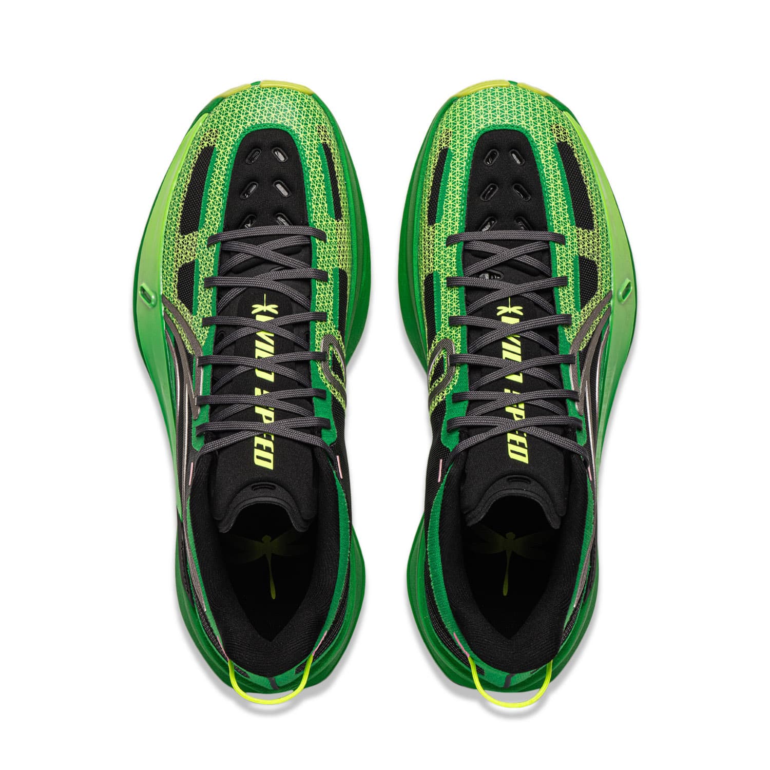 Кроссовки для баскетбола Li NING Ultra Light 26 Баскетбольные кроссовки Low Топ Зелёно-чёрный Мужской - изображение 4