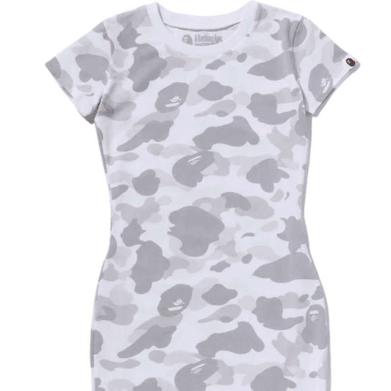 Платье A BATHING APE SS26 Короткое платье с короткими рукавами для женщин - изображение 5
