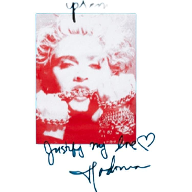 Футболка Supreme FW18 Madonna Tee Bright Blue T - изображение 3