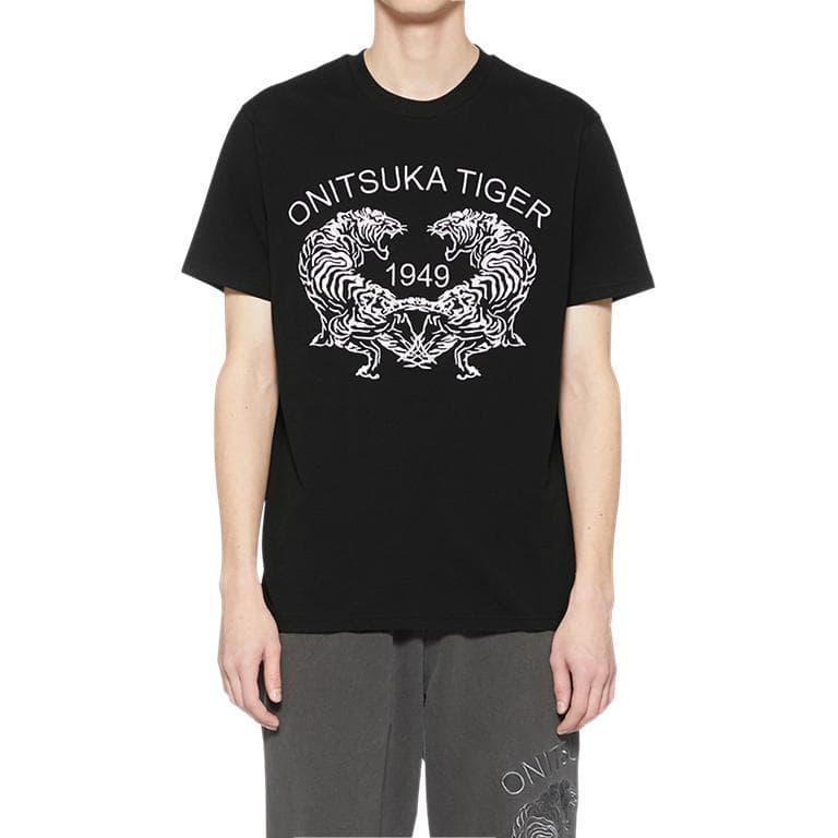 Футболка Onitsuka Tiger T-Shirt Унисекс Черный - изображение 5