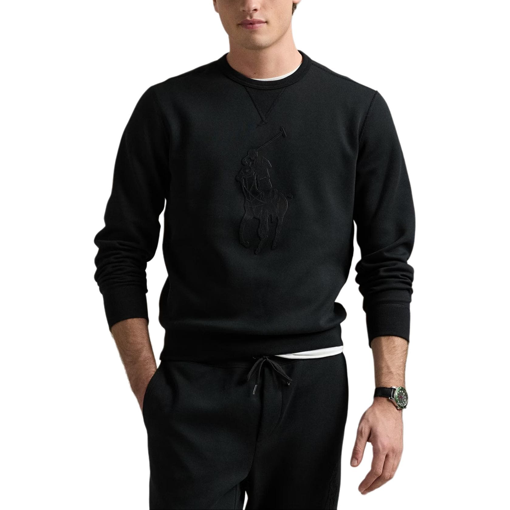 Худи Polo Ralph Lauren Big Pony Толстовка Мужская Черная - изображение 2