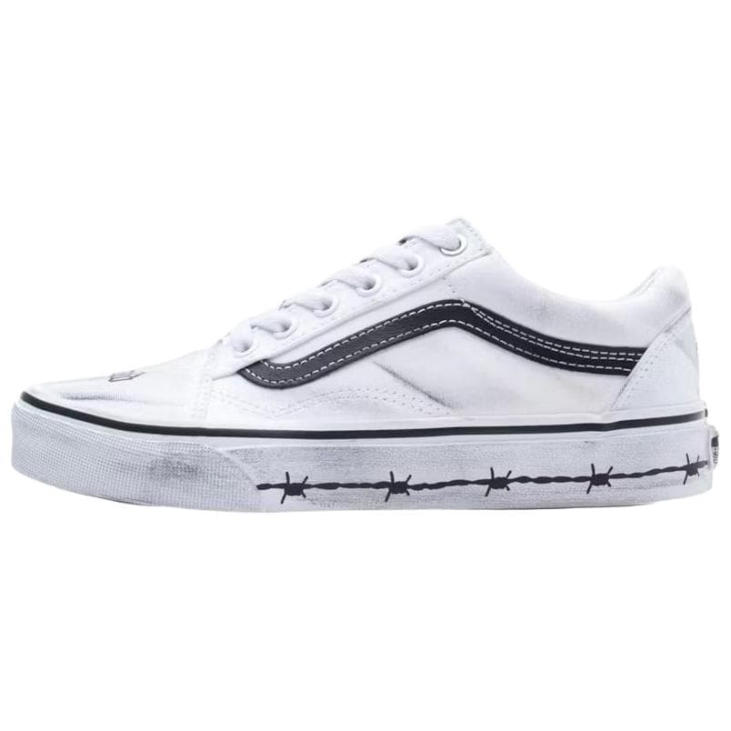 Кроссовки Vans Old Skool Кеды для скейтбординга Белый Унисекс - изображение 1
