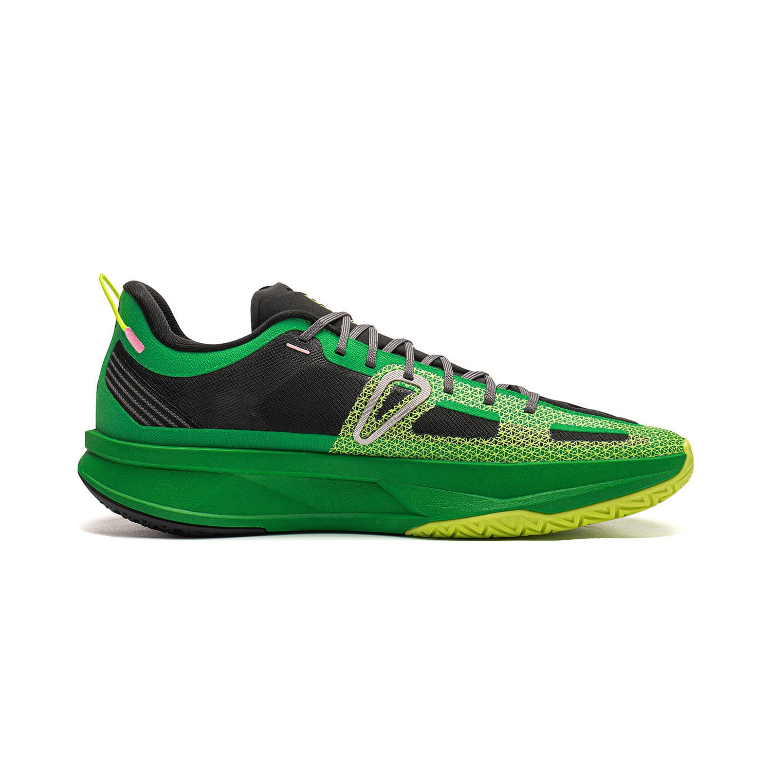 Кроссовки для баскетбола Li NING Ultra Light 26 Баскетбольные кроссовки Low Топ Зелёно-чёрный Мужской - изображение 2