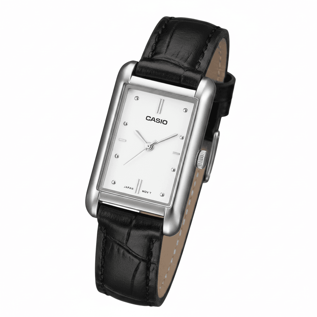 Часы CASIO Кварцевый механизм Женские часы 34мм*20,5мм*7мм Белый - изображение 2