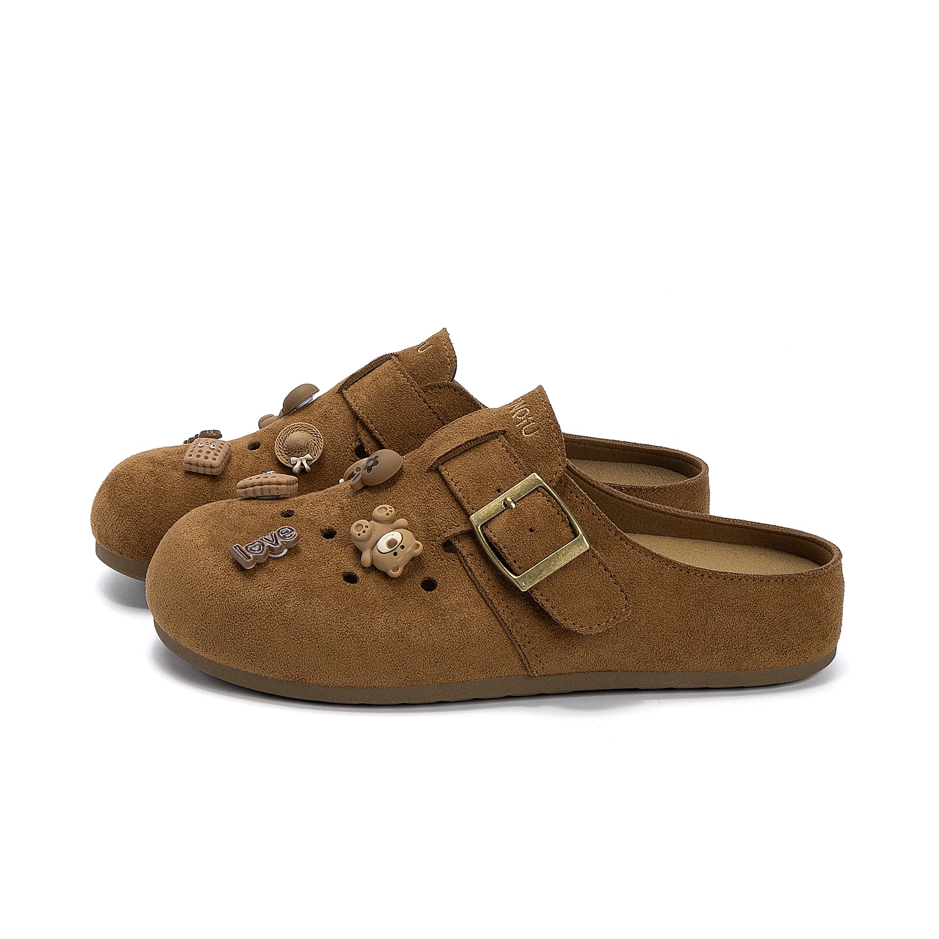 Сандалии HUANQIU Birkenstock Стиль Обувь Верблюжий цвет Женские - изображение 2