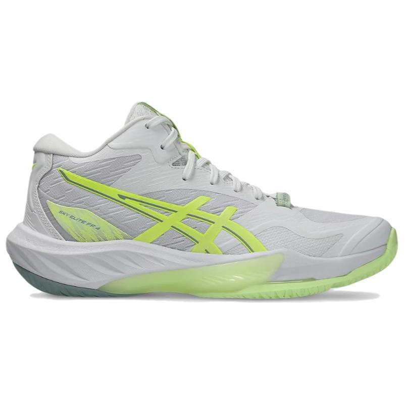 Кроссовки ASICS SKY ELITE FF MT Волейбольные кроссовки MID Топ Белый Ярко-желтый Женские - изображение 2