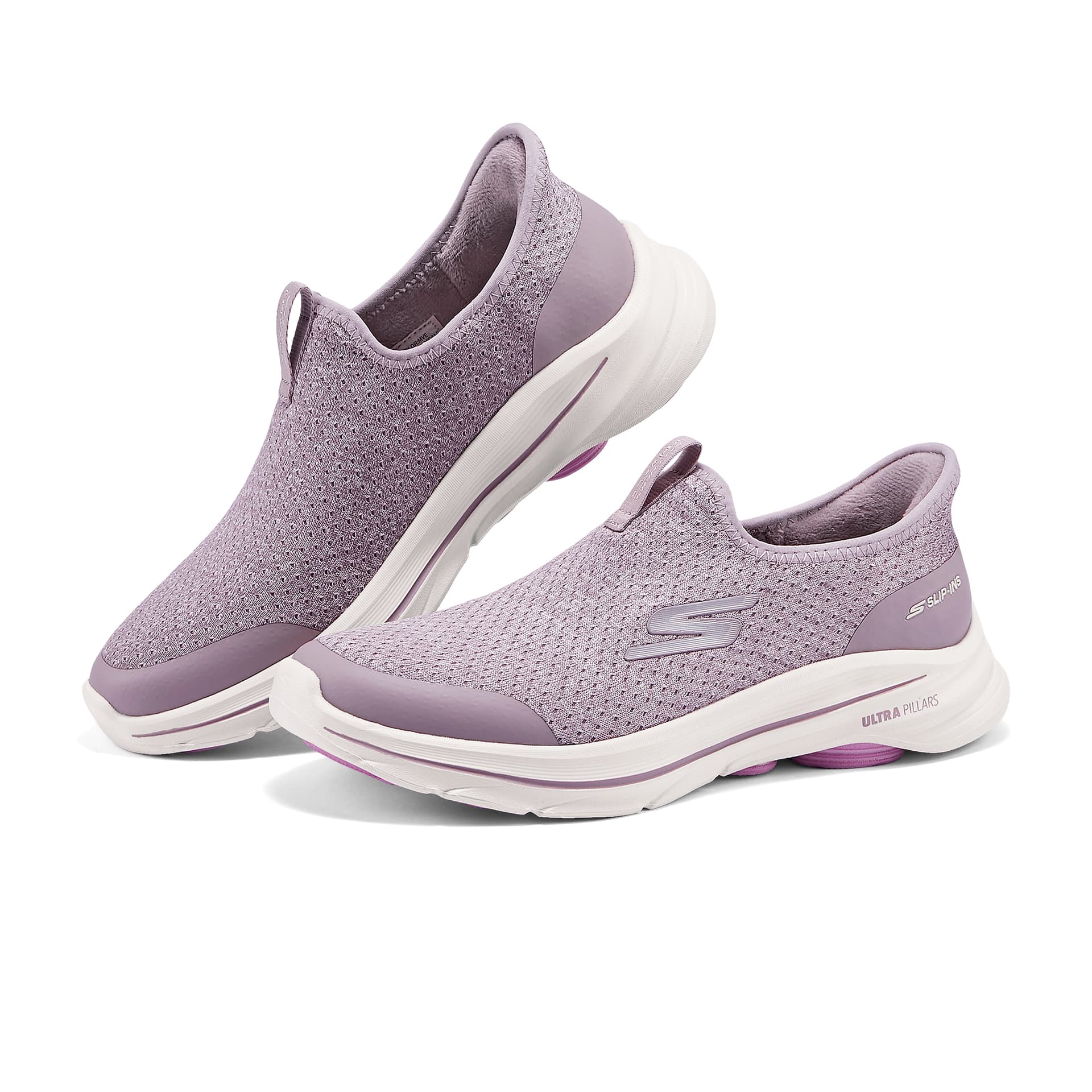 Кроссовки Skechers Go Walk 8 Дышащая Поддерживающая Амортизирующая Обувь для Ходьбы Женская Бледно-Кизиловый Розовый - изображение 7