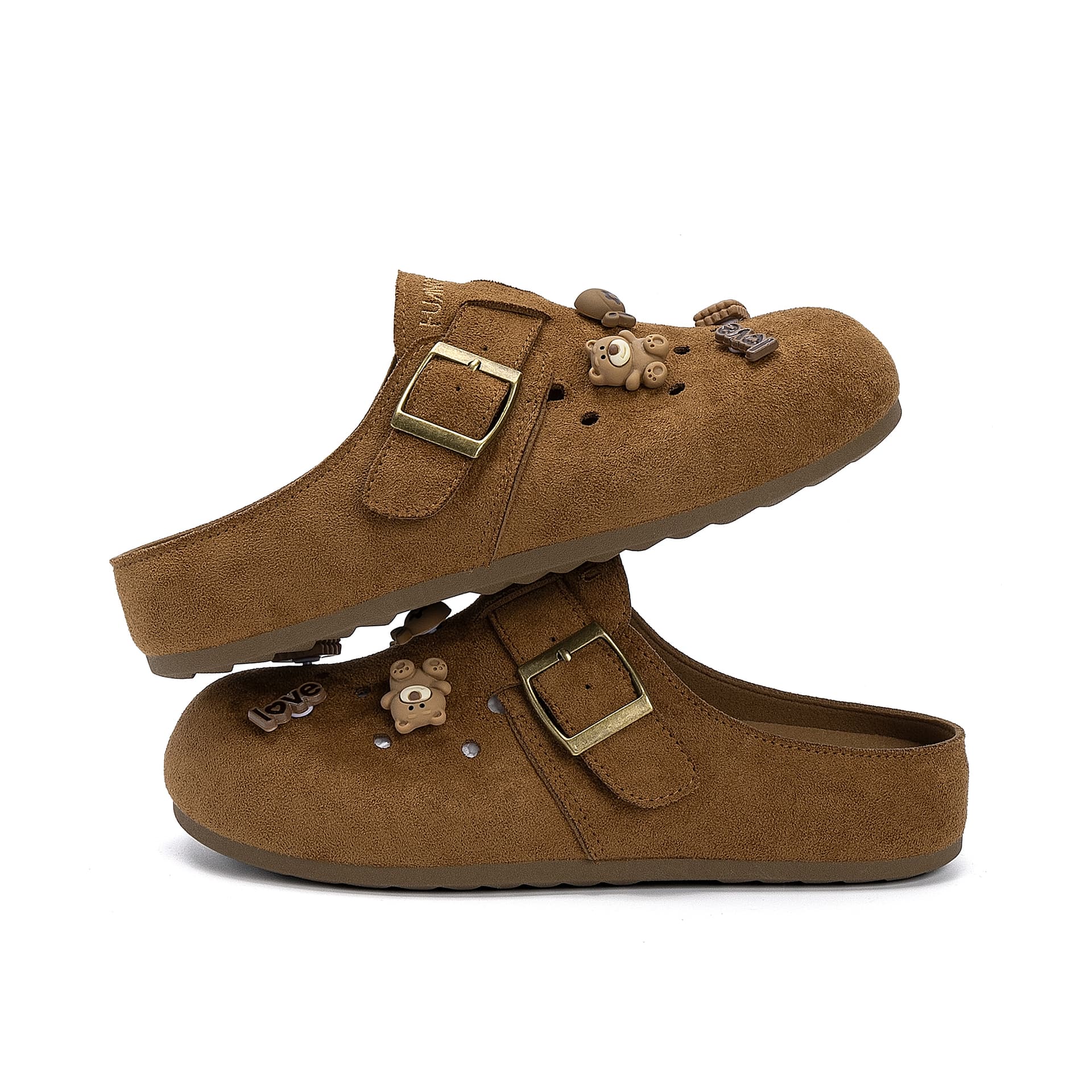 Сандалии HUANQIU Birkenstock Стиль Обувь Верблюжий цвет Женские - изображение 5