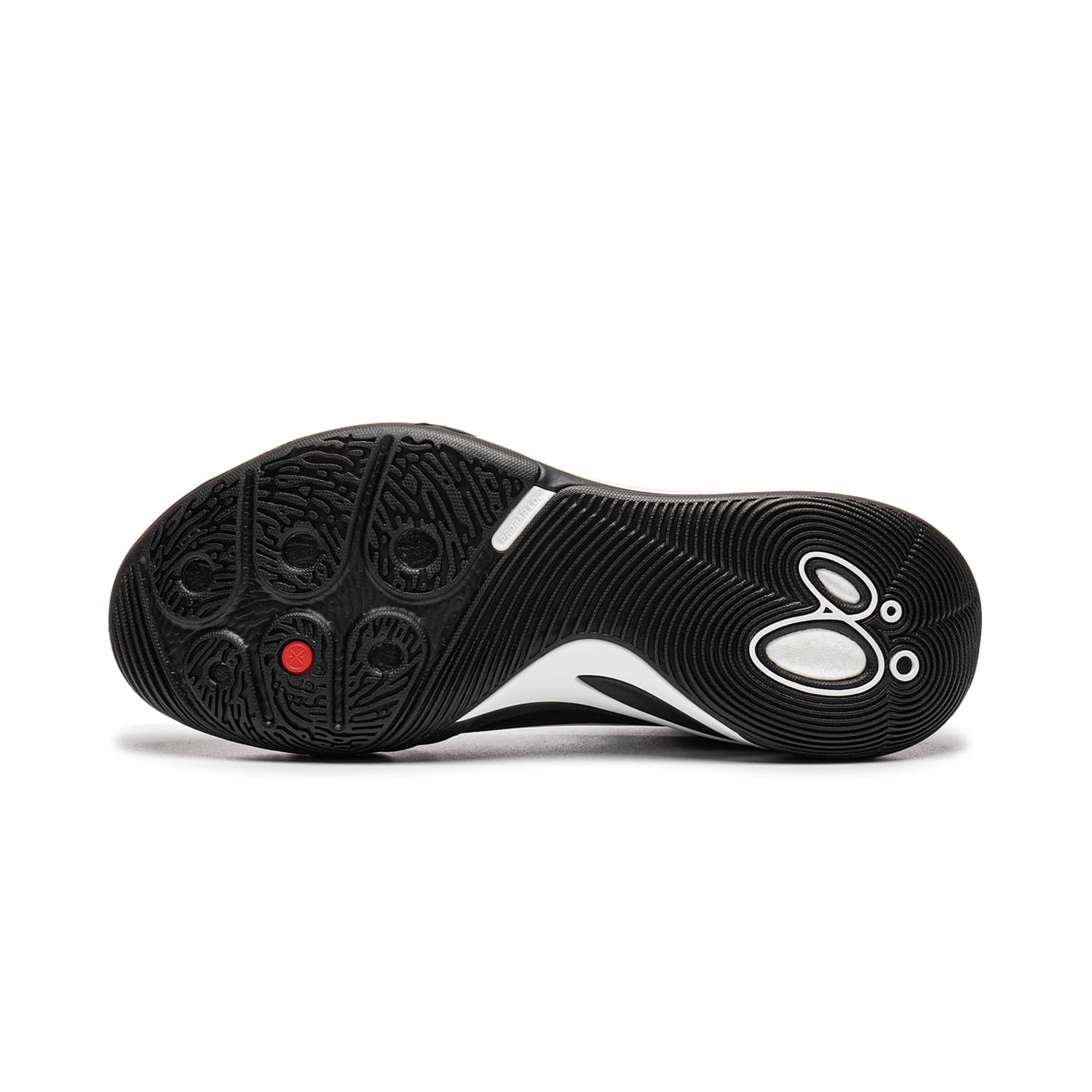 Кроссовки для баскетбола Li NING DLO2 Баскетбольные кроссовки Низкий Топ Черный и Белый Несовпадающие Мужской - изображение 5