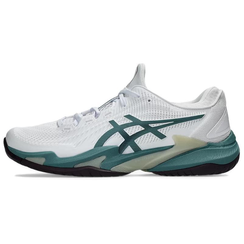 Кроссовки для тенниса ASICS Court FF 3 Теннисные кроссовки Низкий топ Белый Пыльно-синий Зеленый Мужской - изображение 1