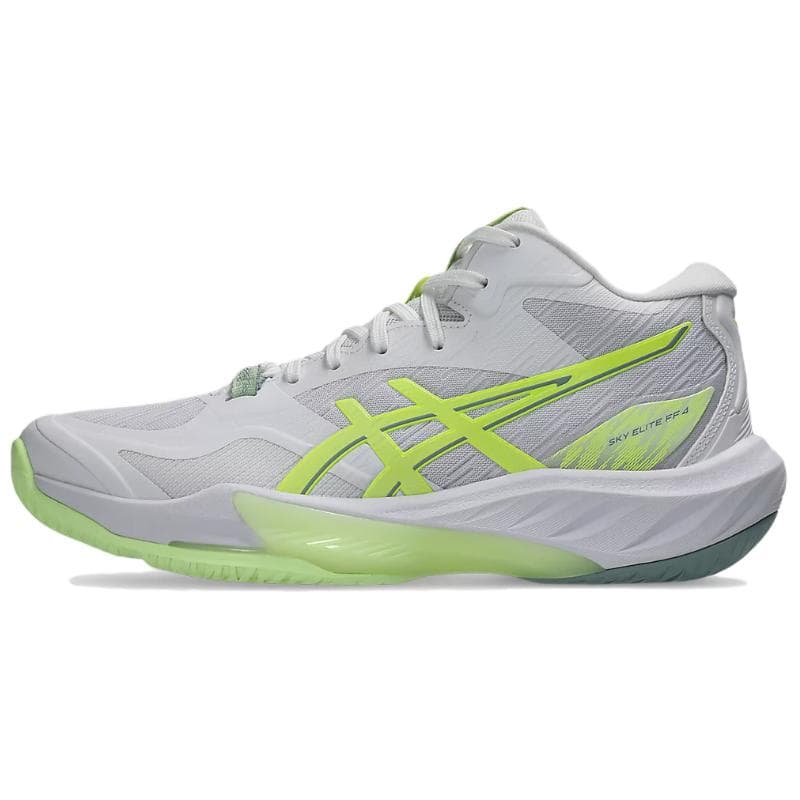 Кроссовки ASICS SKY ELITE FF MT Волейбольные кроссовки MID Топ Белый Ярко-желтый Женские - изображение 1