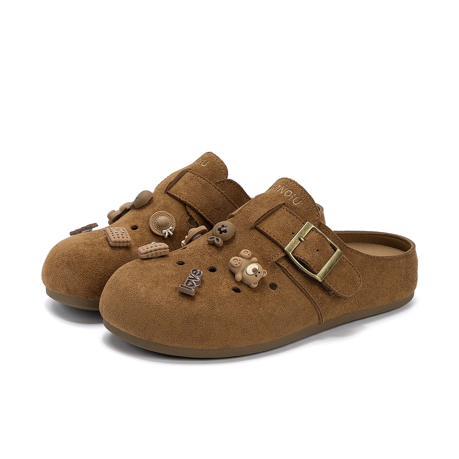 Сандалии HUANQIU Birkenstock Стиль Обувь Верблюжий цвет Женские - изображение 3