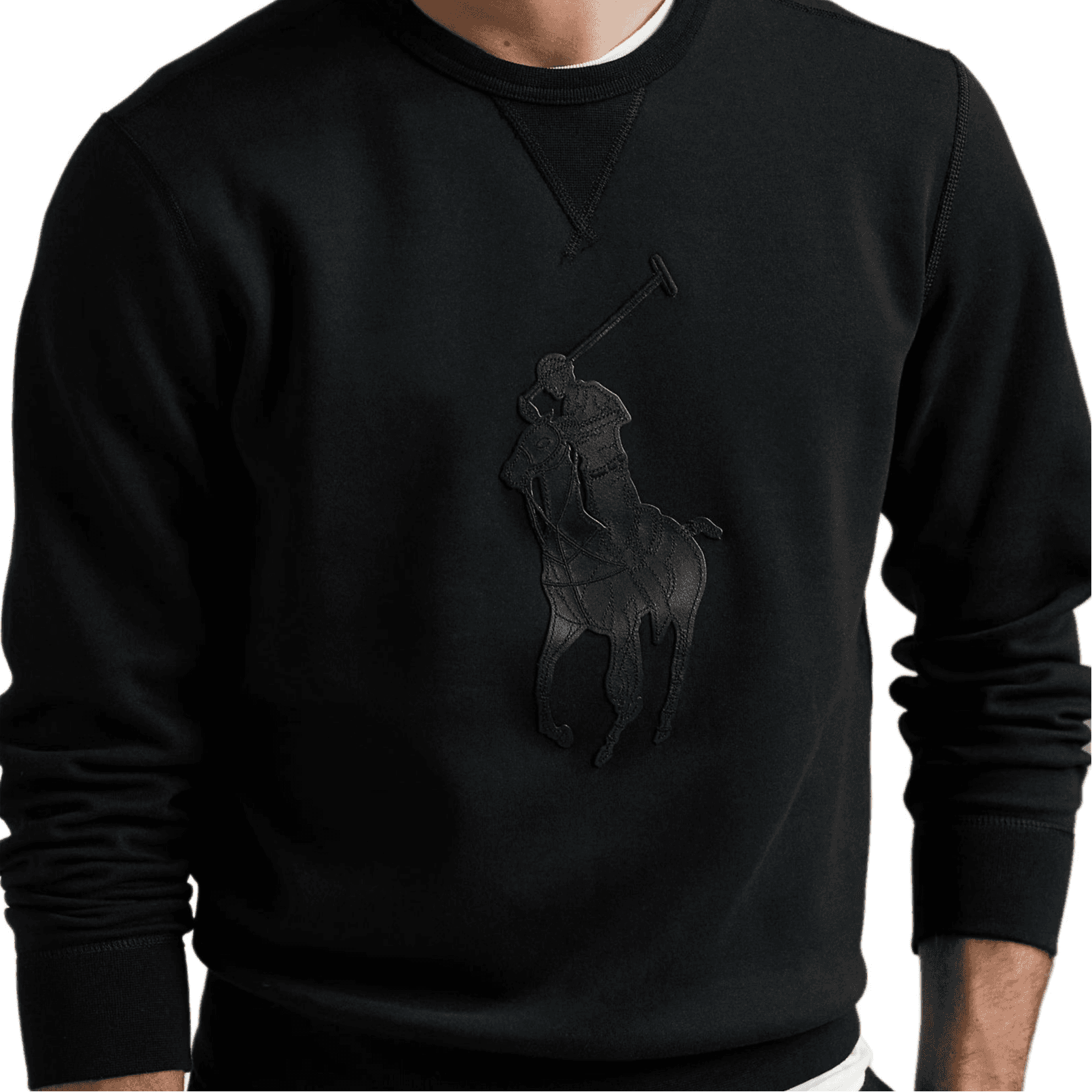 Худи Polo Ralph Lauren Big Pony Толстовка Мужская Черная - изображение 5