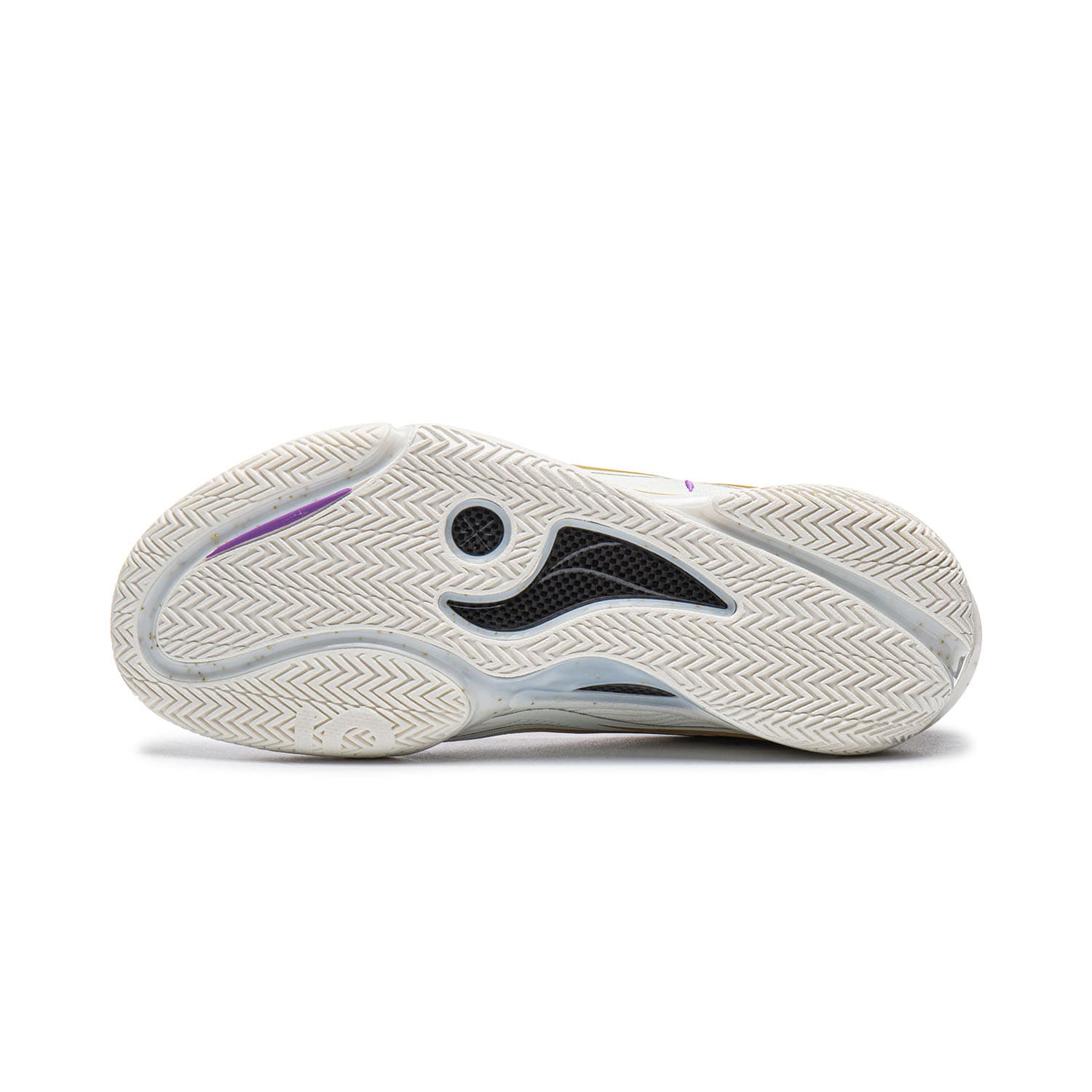 Кроссовки для баскетбола Li-Ning Wade 808 5 Ultra V2 Легкий гибкий стабильный поддержка покрытие антискручивание амортизация противоскользящий износостойкий дышащий отскок сцепление лоу-топы баскетбольные кроссовки мужской белое золото - изображение 5