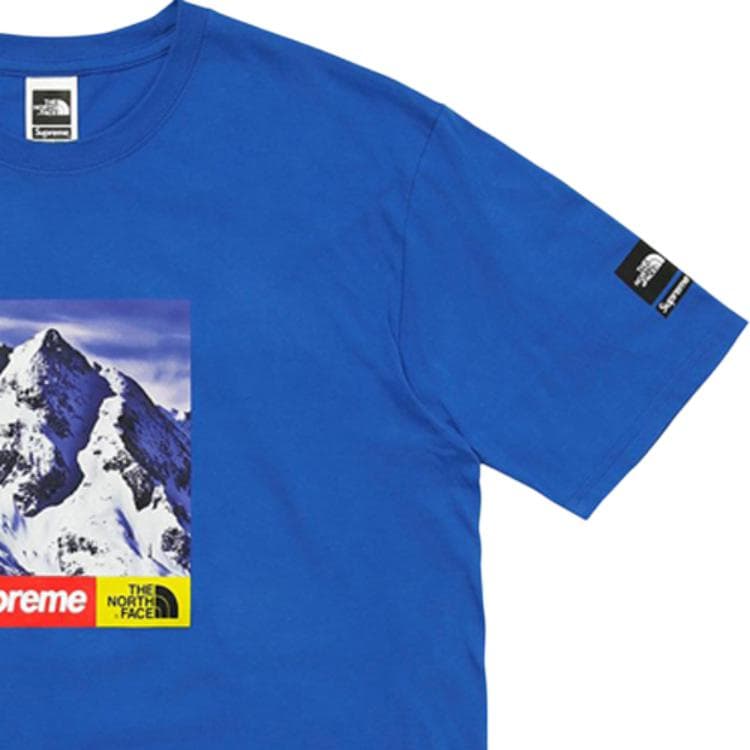 Футболка Supreme x The North Face Mountain Tee Royal - изображение 5