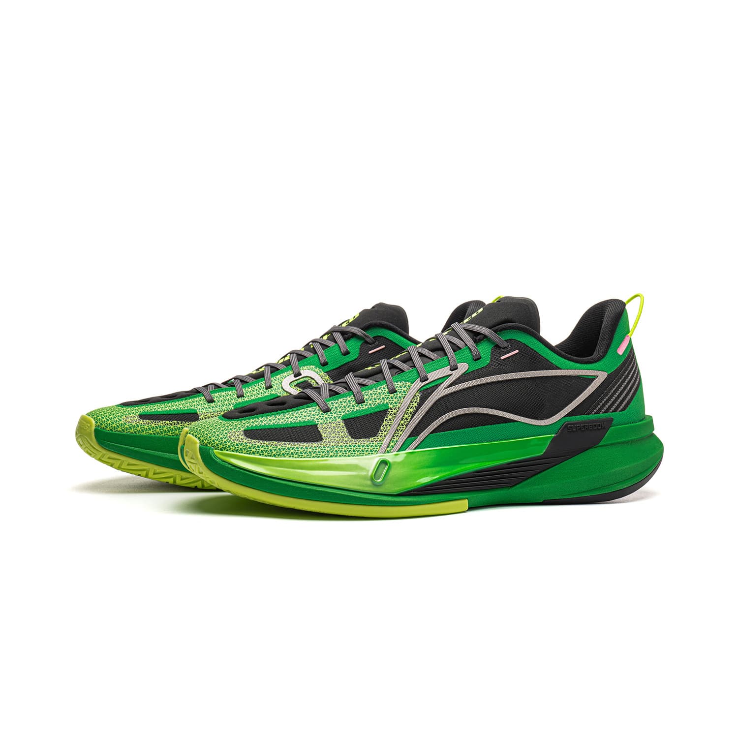Кроссовки для баскетбола Li NING Ultra Light 26 Баскетбольные кроссовки Low Топ Зелёно-чёрный Мужской - изображение 3