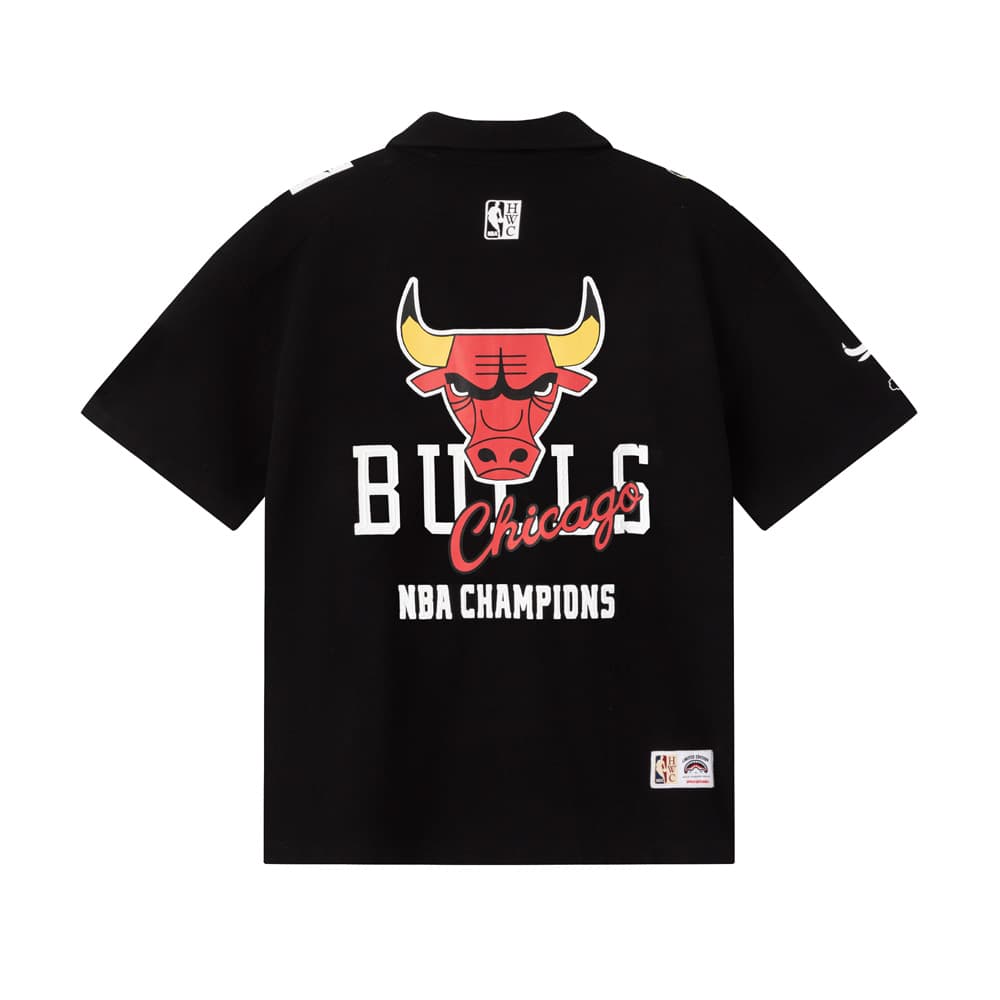 Футболка SPRAYGROUND | NBA HWC Bulls - Черные мужские футболки - изображение 1