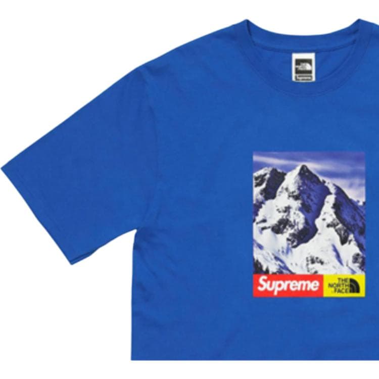 Футболка Supreme x The North Face Mountain Tee Royal - изображение 6