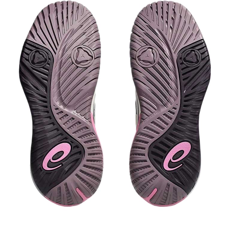 Кроссовки для тенниса ASICS GEL RESOLUTION X Теннисные Кроссовки Низкий Топ Мягкий Овсянка Темный Баклажан Женские - изображение 7