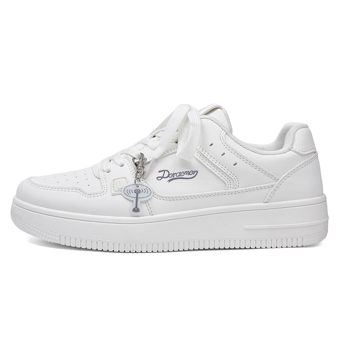 Кроссовки Дораэмон Skate Shoes Low-Top Белый (Стиль подвески) Унисекс - изображение 3