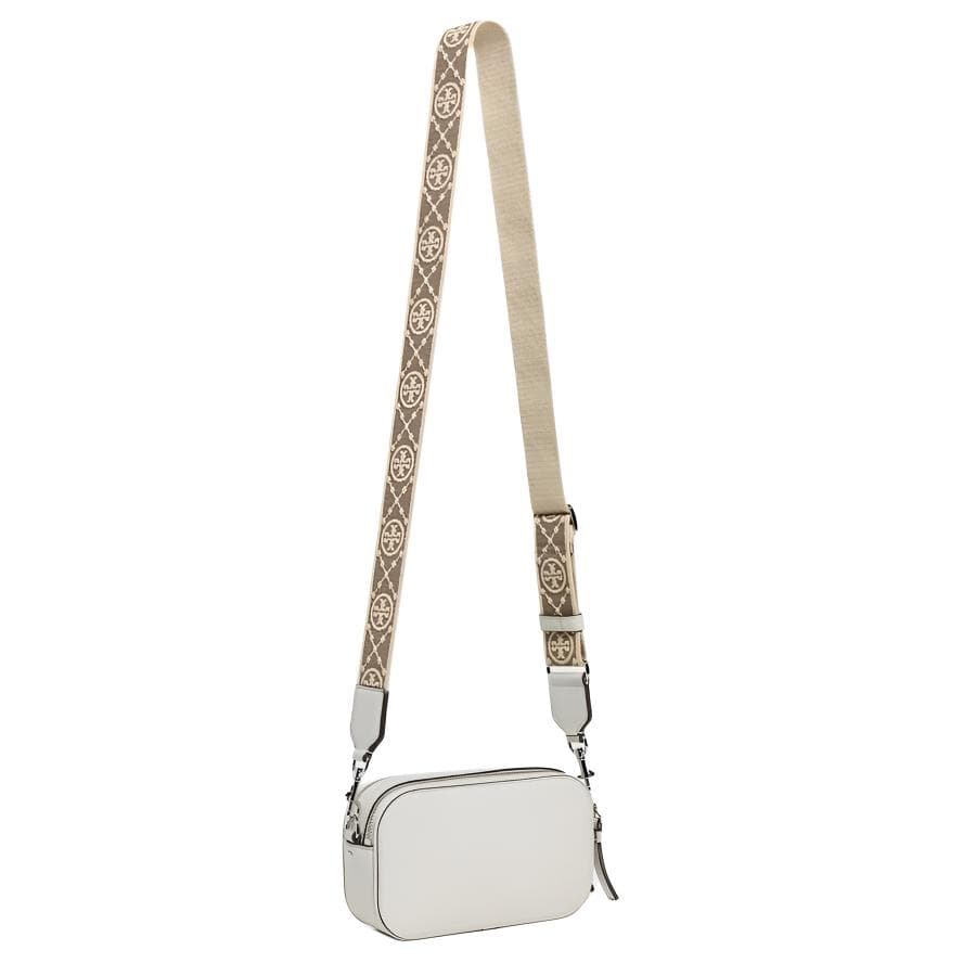 Сумка через плечо Tory Burch Miller Коровья кожа CAMERA Сумка Сумки кросс-боди Мини-версия Унисекс Серо-зеленый - изображение 2