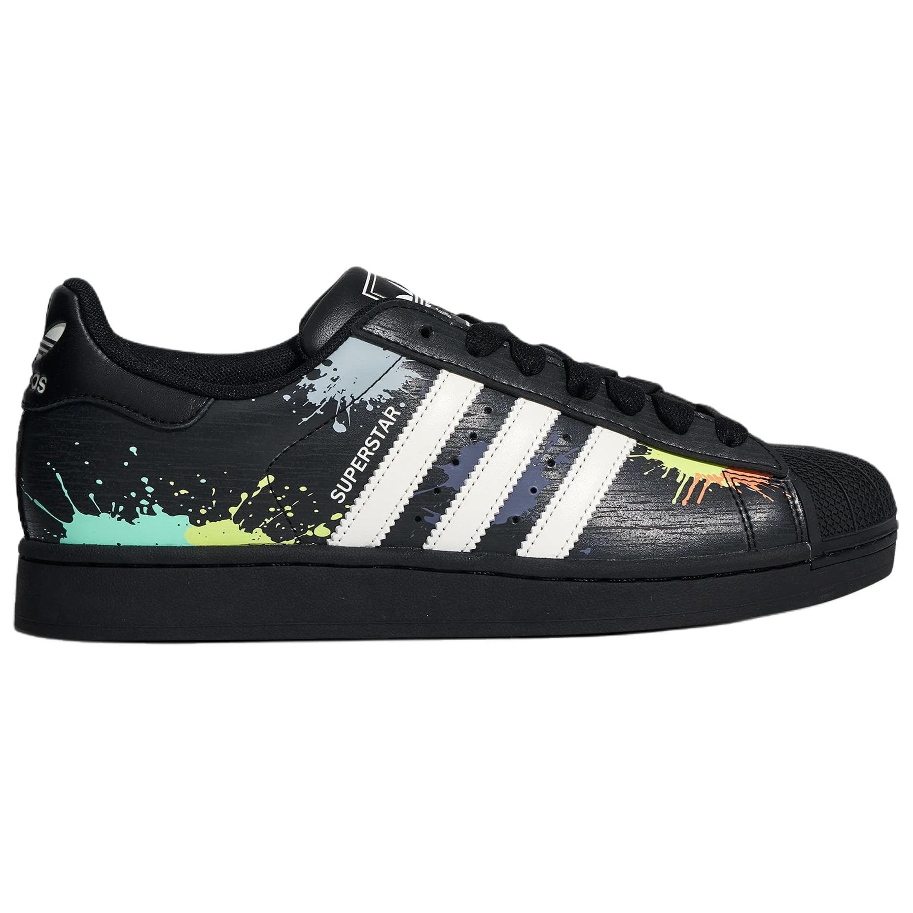 Кроссовки Adidas Originals Superstar 2 Кеды для скейтбординга Low Топ Черный Унисекс - изображение 2