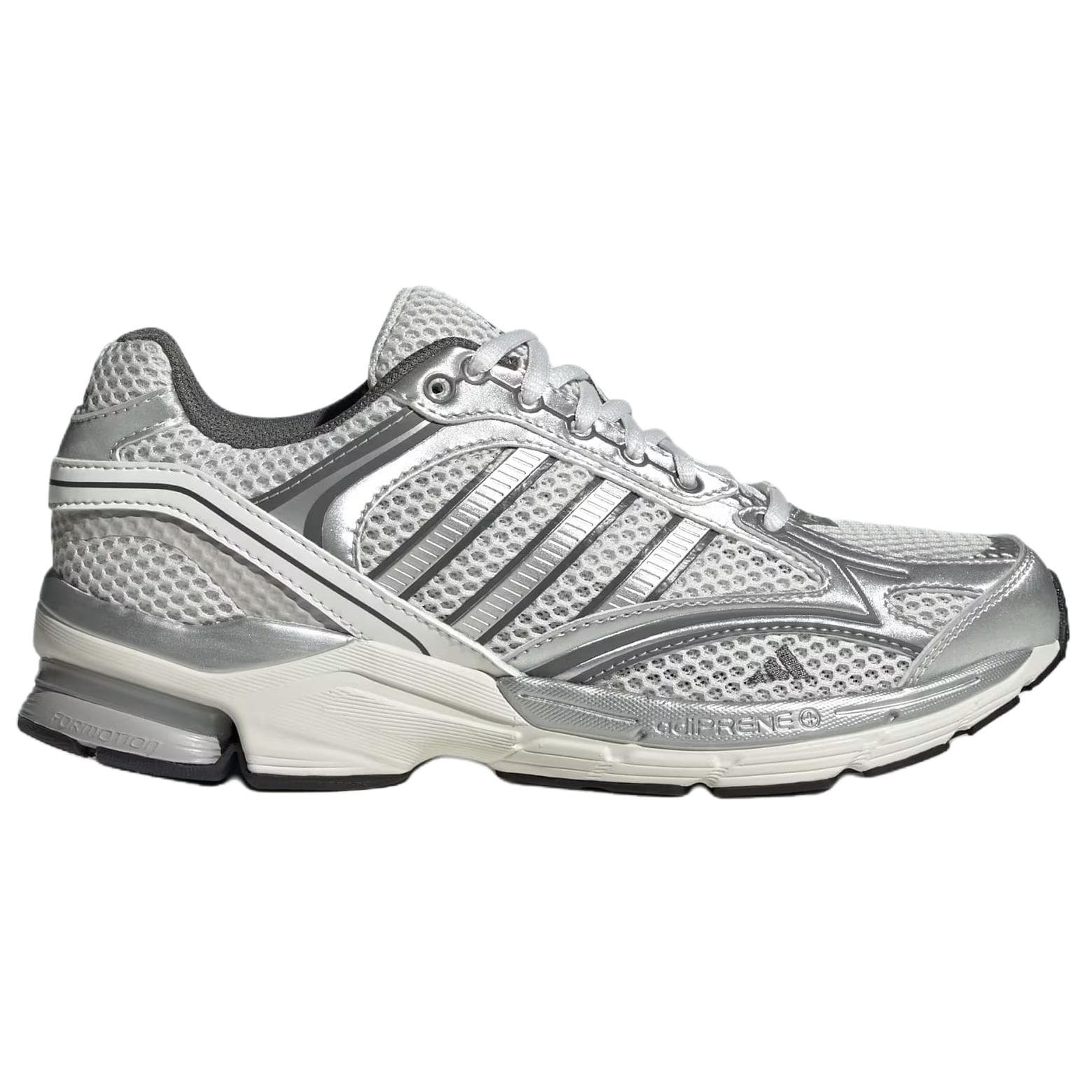 Кроссовки для бега Adidas Spiritain 2000 Беговые кроссовки Серебристо-белые Женские - изображение 2