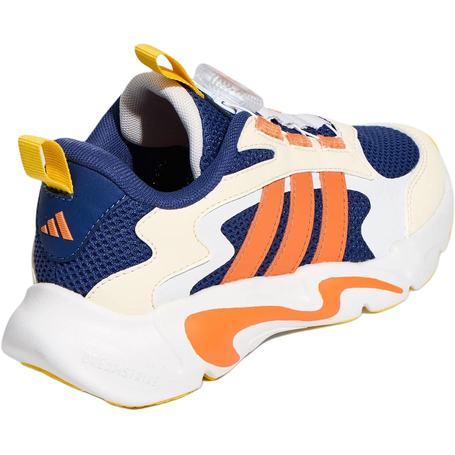Кроссовки Adidas PLAYFLEX Детская Повседневная Обувь Низкий Топ Синий Оранжевый Белый Бежевый Kids - изображение 4