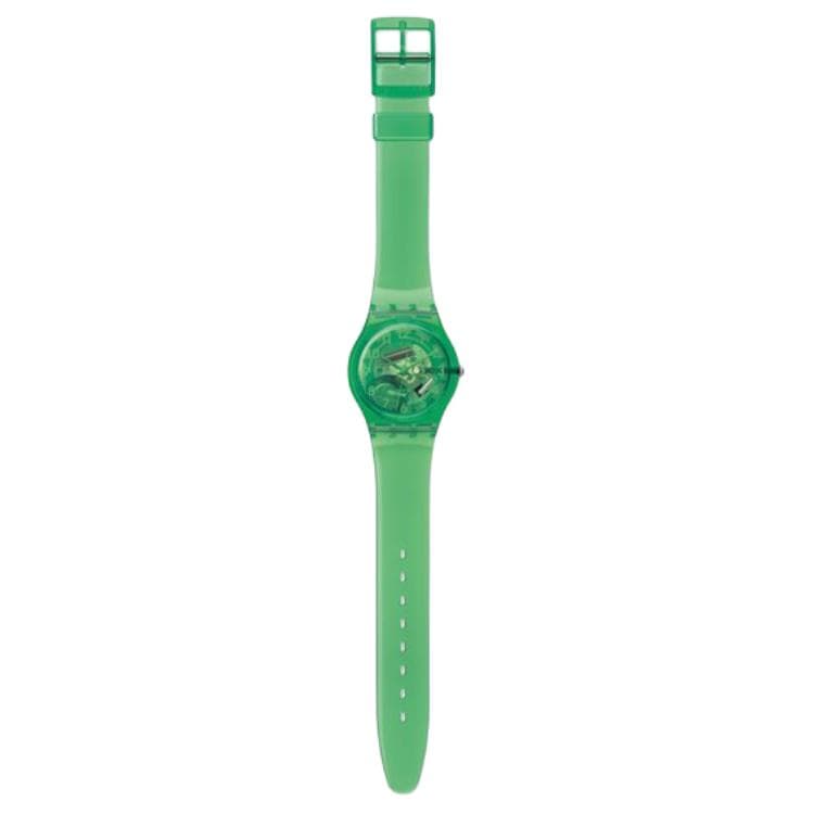Часы Swatch Quartz Механизм Унисекс Часы 34 мм Зеленые - изображение 2