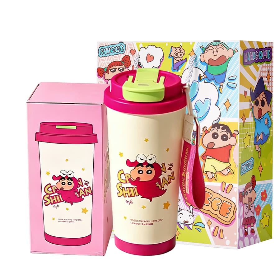 Crayon Shinchan Керамика Подкладка Утолщенный Подстаканник Женская Красивая Домашняя Кофейная Путешественная Кружка - изображение 1