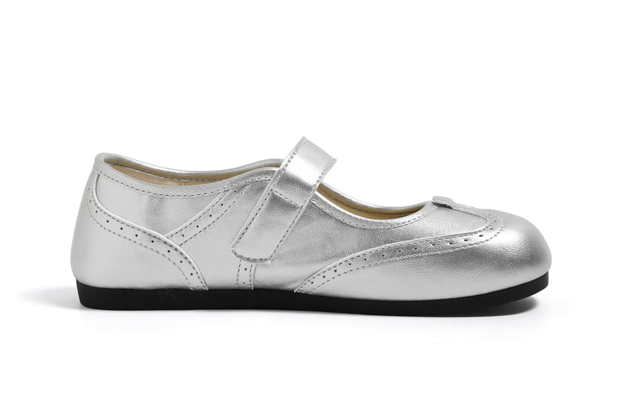 HUANQIU Mary Jane Shoes Silver Women's HUANQIU Мэри Джейн Обувь Серебряный Женский - изображение 3